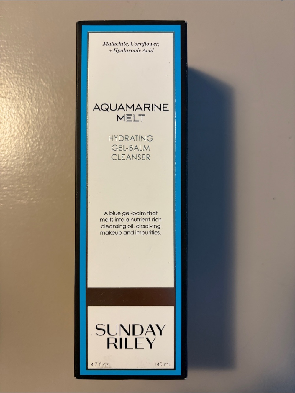 Sunday Riley Aquamarine Melt Hydrating Gel-Balm Cleanser - Blue, Black